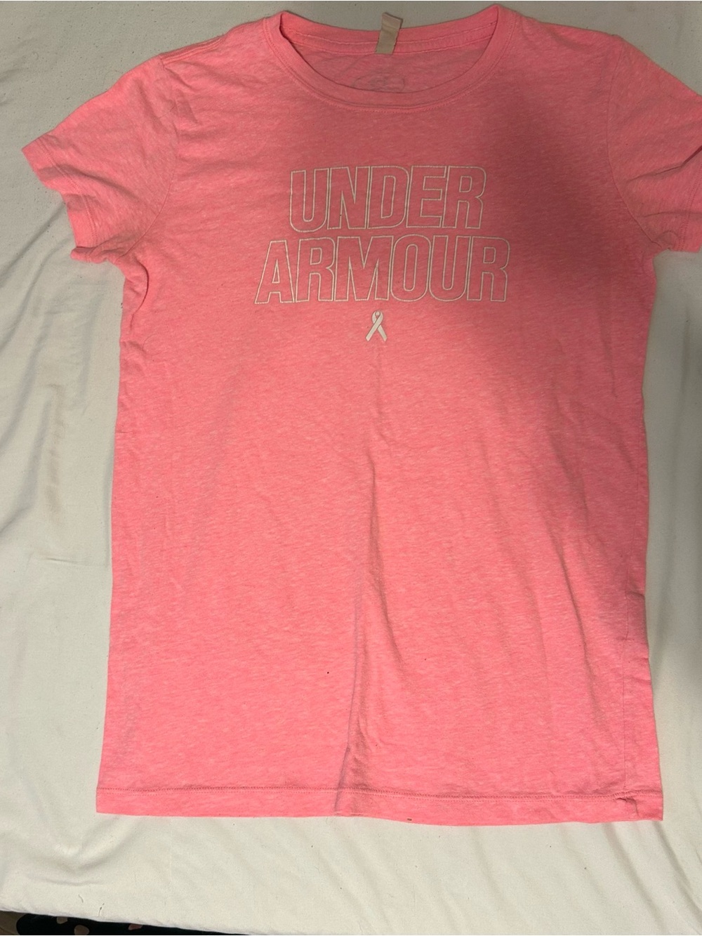 Under Armour Coral Pink Heather Crewneck Tee